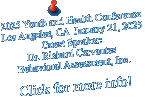 2025 Youth and Health Conference Los Angeles, CA  January 21, 2025                  Guest Speaker:           Dr. Richard Cervantes       Behavioral Assessment, Inc.                       Click for more info!